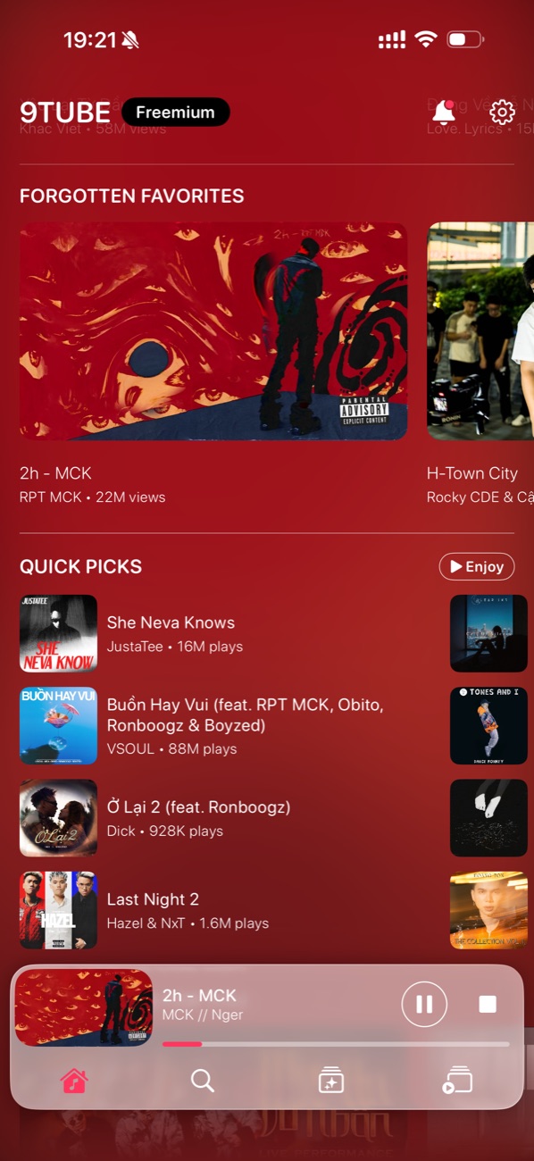 9Tube — music discovery home